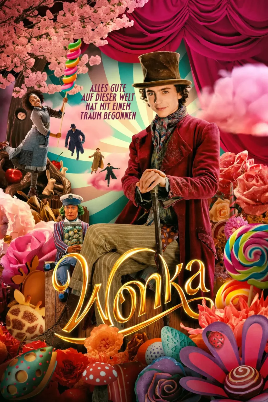 Stream Wonka movie on IPTV – colorful musical fantasy adventure in HD