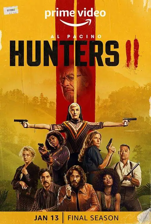Hunters series streaming on IPTV – thrilling action with a Nazi-hunting twist